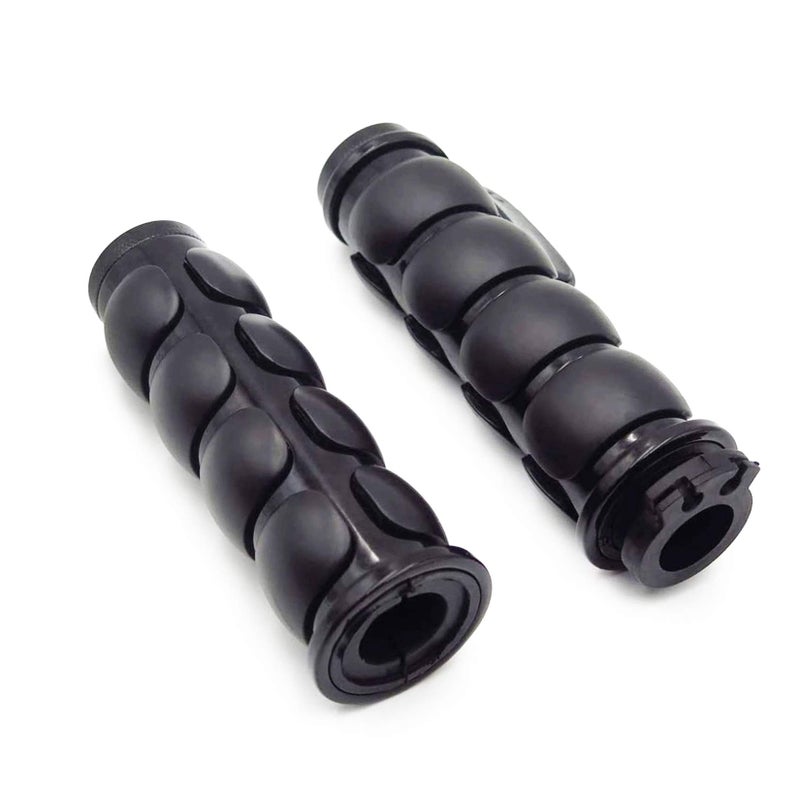 MOTLTECH Motorcycle Hand Grips 1" (25mm) Non-slip Hand Grip with Throttle Assist for Harley Yamaha Kawasiki Suzuki Cruisers Motorbikes Choppers,black - Image 2